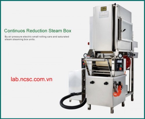 Continuous reduction steam box