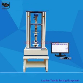 Tensile strength tester for leather